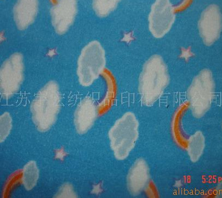 天津珊瑚绒印花系列